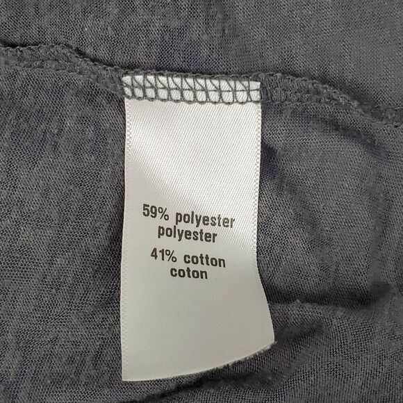 Maurices Women’s Medium Gray Long Sleeve Scoop Neck Top Lightweight Basic Tee - Picture 4 of 6